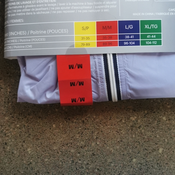 Eddie Bauer medium Packable Rain Jacket Women's nwt lilac windbreaker purple new - Picture 5 of 6
